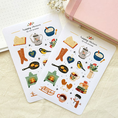 A sticker sheet full of cute little stickers perfect for planners, journals, or scrapbooking ❤