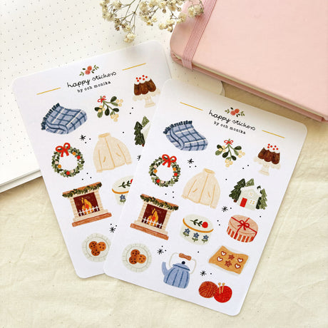 A sticker sheet full of cute little stickers perfect for planners, journals, or scrapbooking ❤
