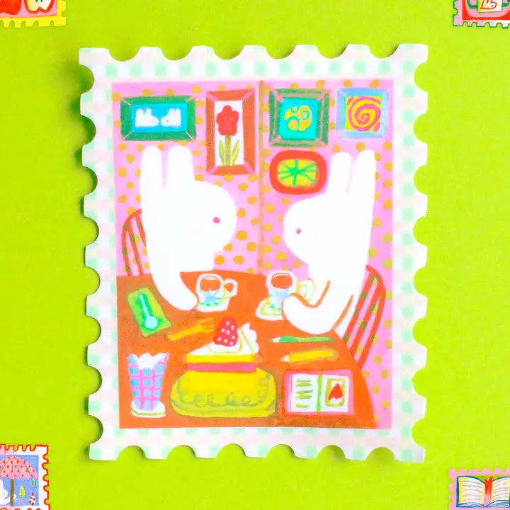 Odd Rabbits - Cafe Date Vinyl Sticker – Little Craft Place