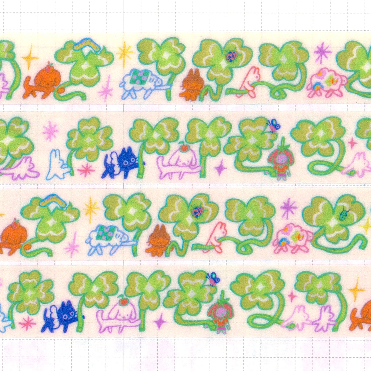 Odd Rabbit - Clover Parade Glitter Washi Tape

15mm x 10m glitter washi tape.

Great for journaling, scrapbooking and sending letters!&nbsp;