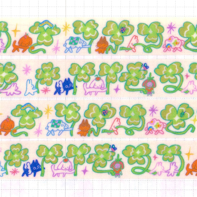Odd Rabbit - Clover Parade Glitter Washi Tape

15mm x 10m glitter washi tape.

Great for journaling, scrapbooking and sending letters!&nbsp;