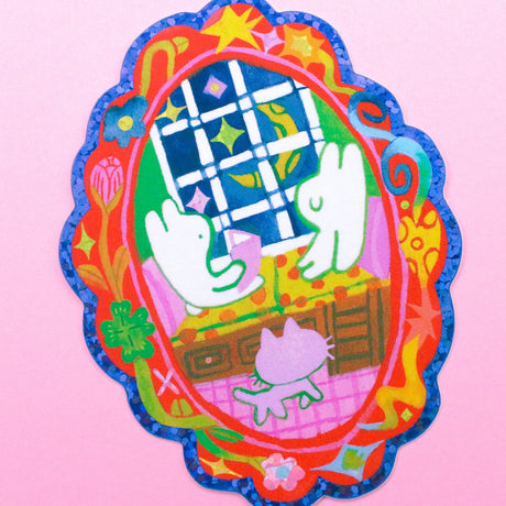 3 inch Vinyl Sticker

PET laminate with UV screening to protect from sunlight and weather, 2-4 year outdoor life. PVC free product