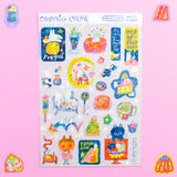 Odd Rabbits - Cosmi Cafe Star Holo Transparent Sticker Sheet

A6 Holo Transparent Sticker Sheet!

Should not be placed in areas of heavy wear (phone cases, laptops, water bottles, etc).

Great for journaling or decorating flat spaces!