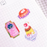A6 Washi Sticker Sheet. The material of the sticker sheet is a thin washi paper that is great for journaling!

Should not be placed in areas of heavy wear (phone cases, laptops, water bottles, etc).

Great for journaling or decorating flat spaces!