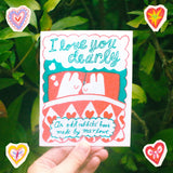 Odd Rabbits - I Love You Dearly Mini Riso Zine
