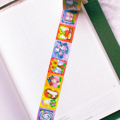 25mm x 10m washi tape.

Great for journaling, scrapbooking and sending letters!