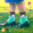 Pudding cotton knit socks. Great way to add some fun to any outfit!

One size ~ fits US women's size 6-11.

Socks come in a plastic sleeve with a paper band.&nbsp;