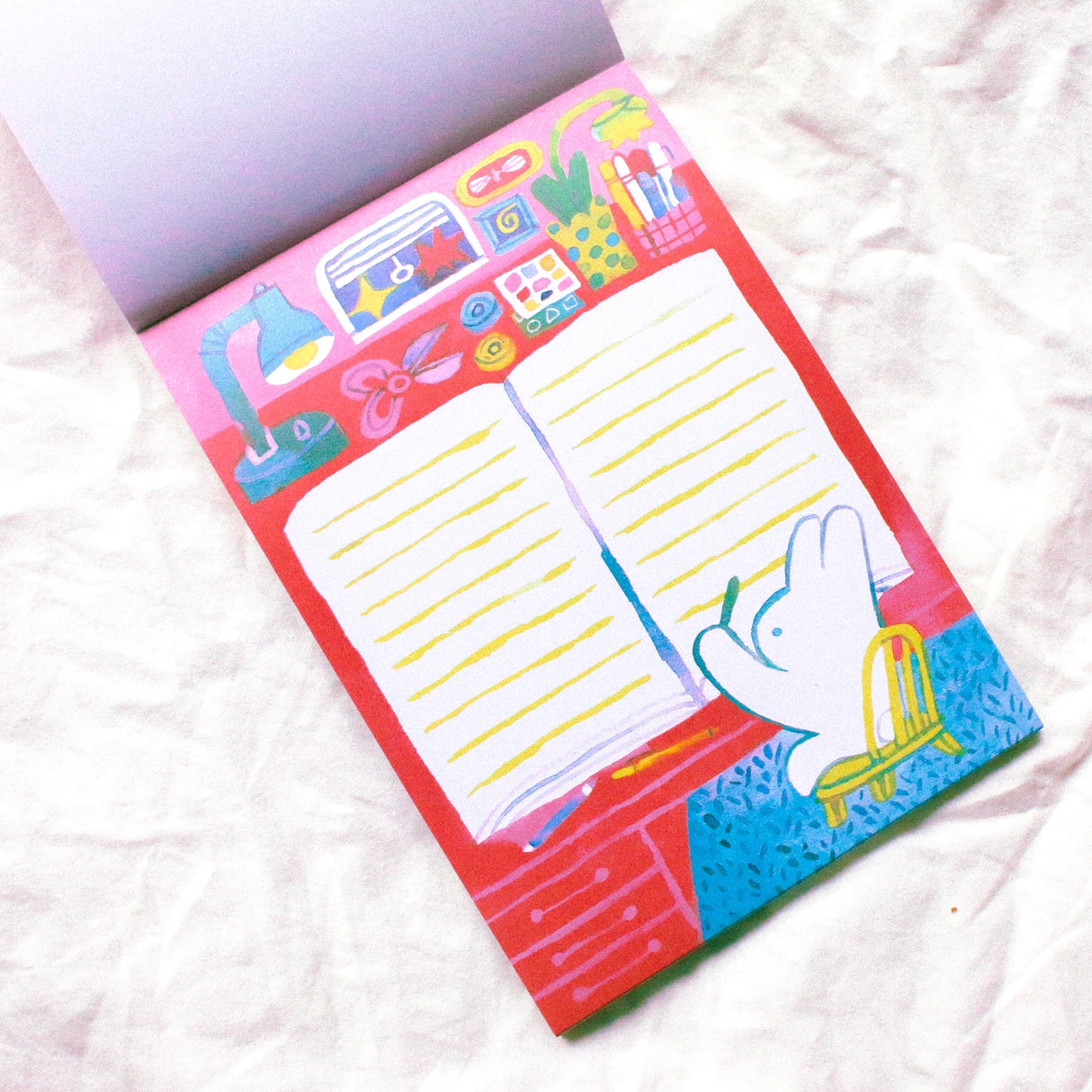 Based on a cozy house, this is a 100 x 140mm memo pad with 100 sheets and 4 different designs.

Great for journaling or jotting down a quick to do list!