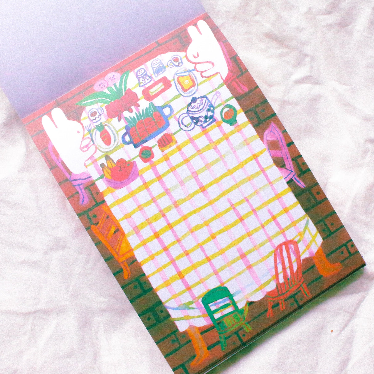 Based on a cozy house, this is a 100 x 140mm memo pad with 100 sheets and 4 different designs.

Great for journaling or jotting down a quick to do list!