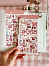 Cherry Rabbit Office Days Sticker Sheet