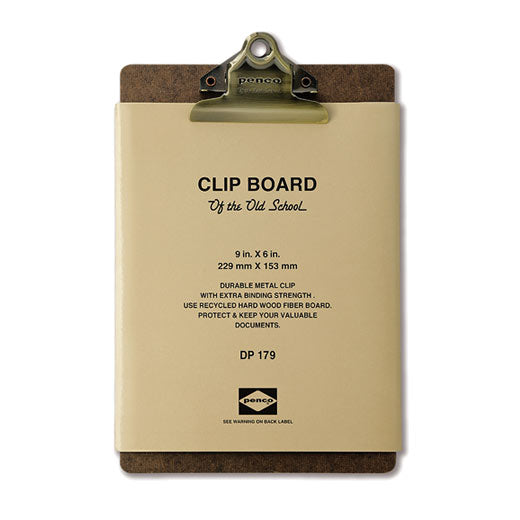 Old School Clipboard A5 Bronze Clip