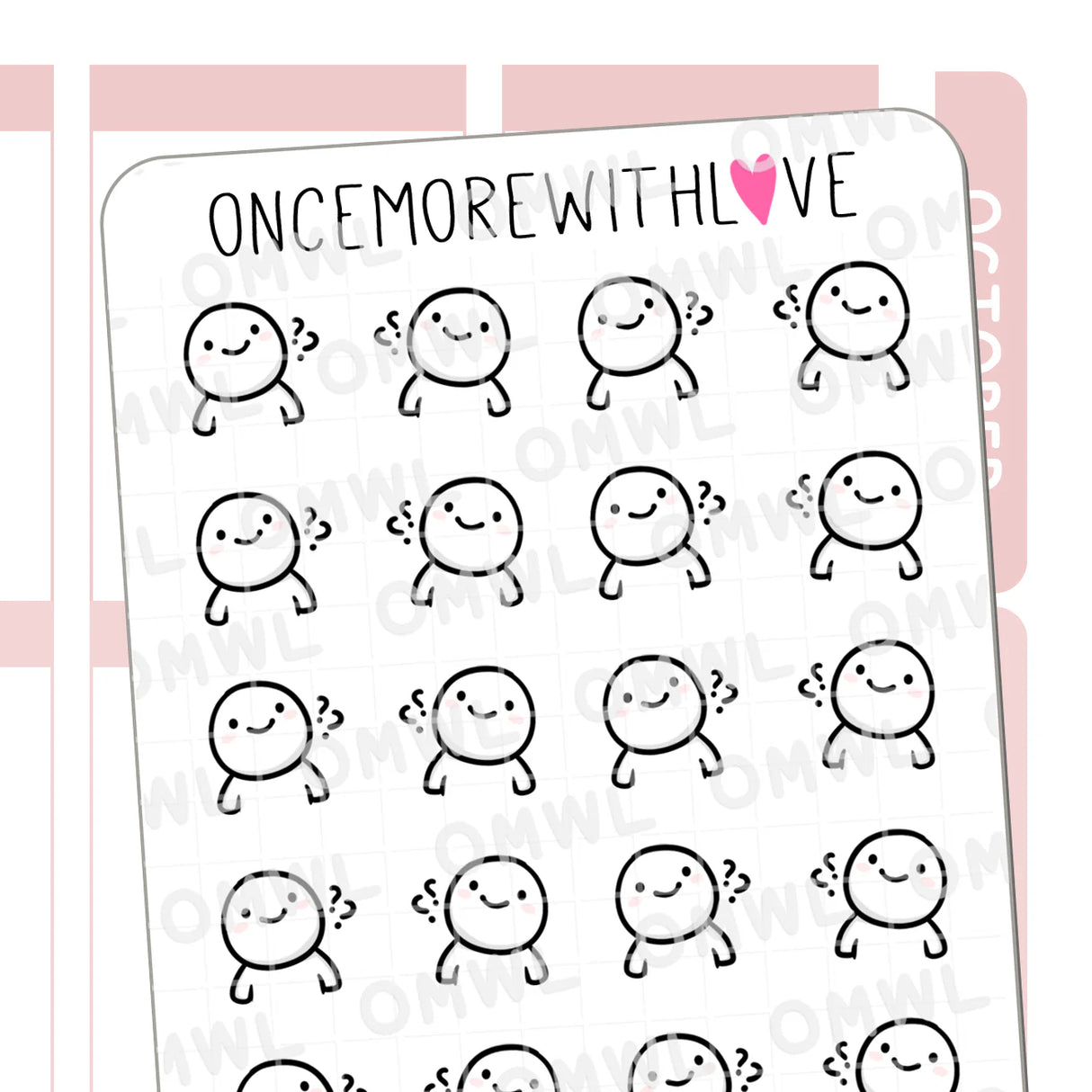 Once More With Love - M1478 Clueless Sticker Sheet

This is the look of my child when I ask him where he put my most precious fountain pen!! Anyway, this sticker can work for so many different things but I definitely designed this as a side-eye to my kiddo hahaha