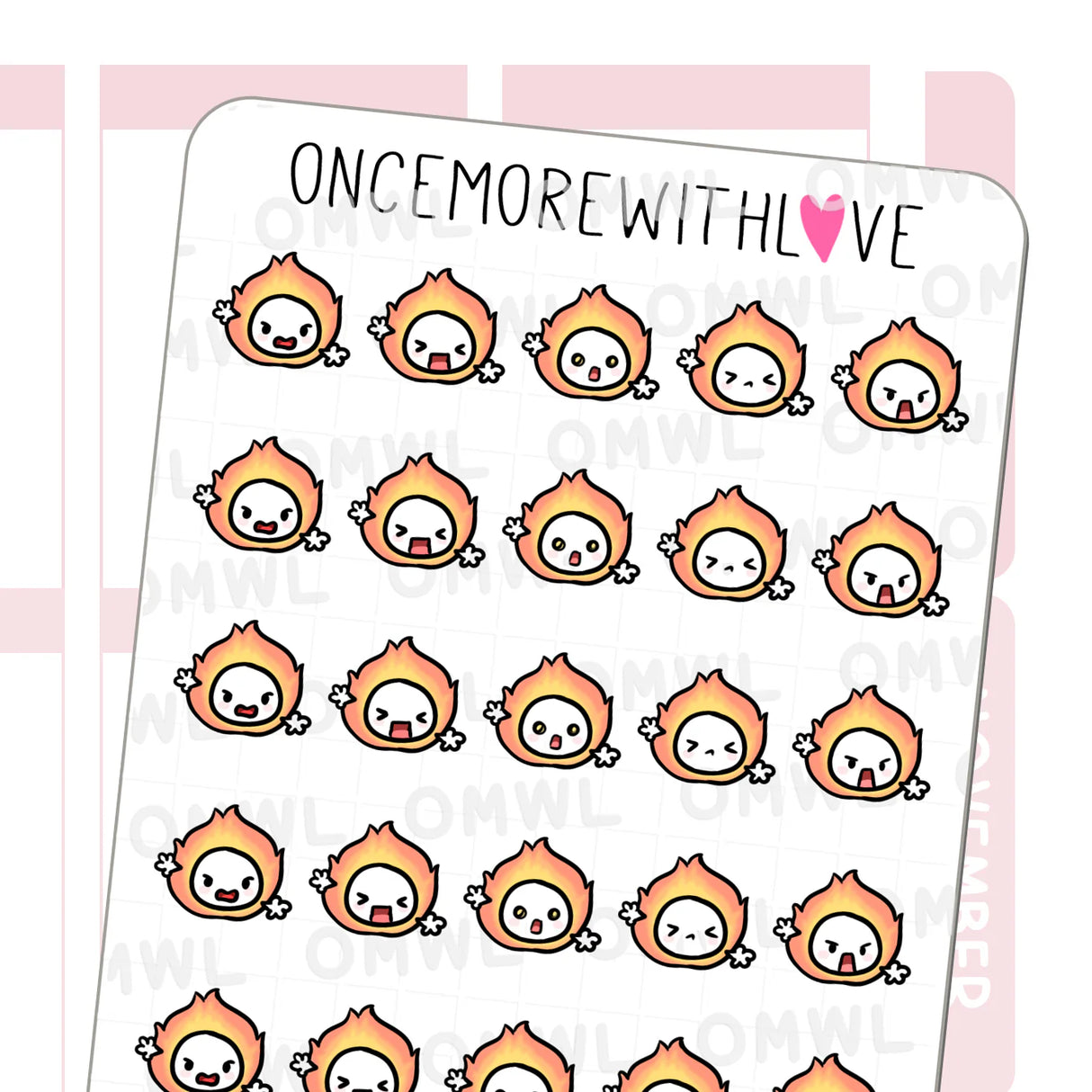 Once More With Love - M1501 Fired Up Sticker Sheet

GRRRR! Feeling fired up? These munchkins are with you!