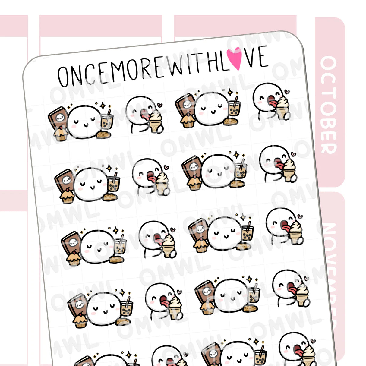 Once More With Love - M1525 Sweet Treats Sticker Sheet

Sweet treats for a sweet tooth!