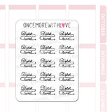 Once More With Love - M1537 Plot Twist Sticker Sheet

Plot twist! Sometimes life throws you a curveball and you just need to pivot. Use this sticker to make it a little more lighthearted!