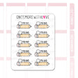 Once More With Love - M1542 To Do Pencils Sticker Sheet

Great as headers for your To Do lists! These munchkin To Do pencils are super cute!