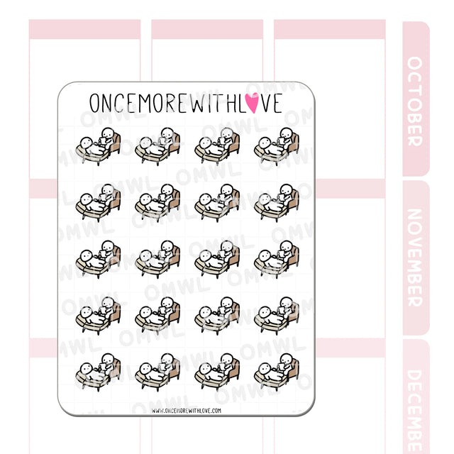 Once More With Love - M688 Therapy Munchkins Sticker Sheet

Ready for your therapy appointment? Use these to mark appointments or meetings with your therapist/patient!