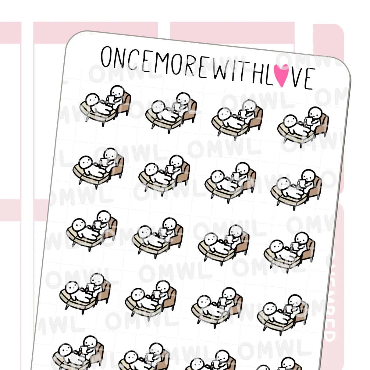 Once More With Love - M688 Therapy Munchkins Sticker Sheet

Ready for your therapy appointment? Use these to mark appointments or meetings with your therapist/patient!