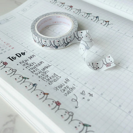 Once More With Love Washi Tape - Peeping Stationery Munchkins

Perfect to use to represent all your different stationery!
