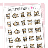 Once More With Love - M719 Teddy Bear Sticker Sheet