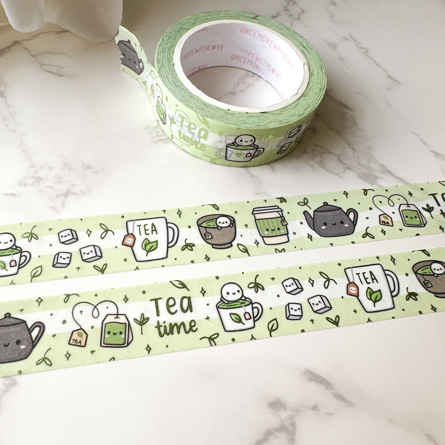 Once More With Love - Love You Very Matcha Washi Tape