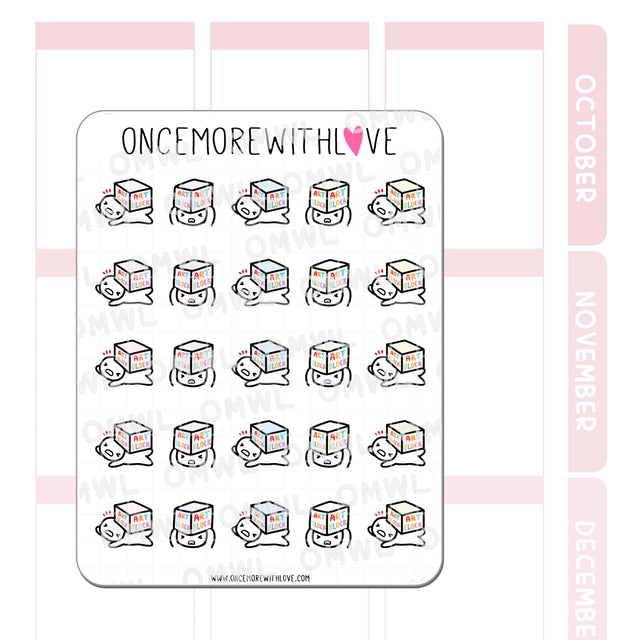 For anyone who creates things... you know what an art block feels like! I hope your creative juices get flowing again soon!