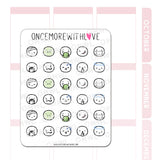 Once More With Love - M731 Munchkin Emojis Pt. 8 Sticker Sheet