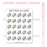 Once More With Love - M756 Wake Up Early Sticker Sheet