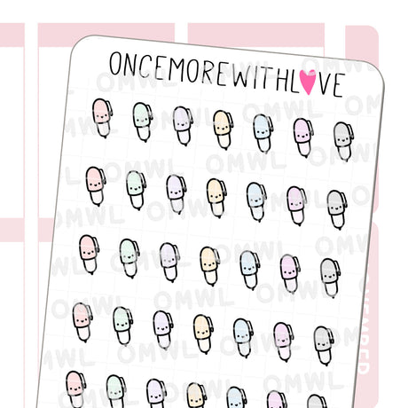 Once More With Love - V218 Pen Doodle Sticker