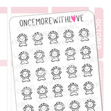 Once More With Love - M1003 Calm Yo Tits Sticker Sheet