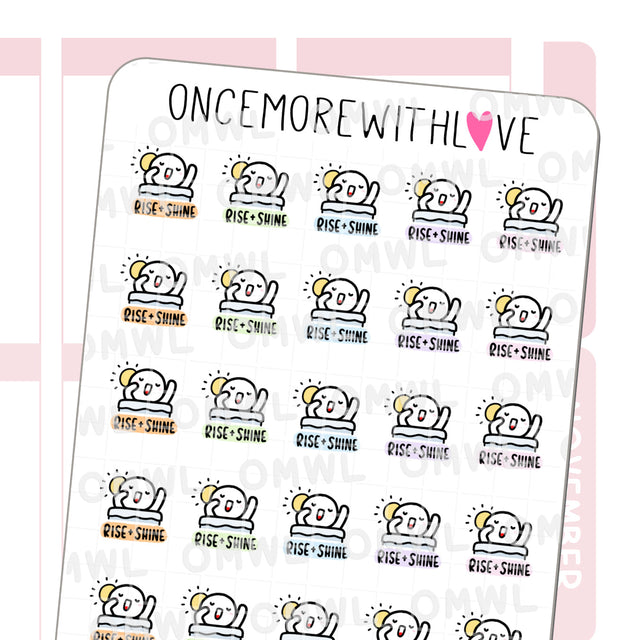 Once More With Love M1021 Rise and Shine Sticker