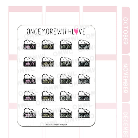 Once More With Love M1040 Late AF Sticker