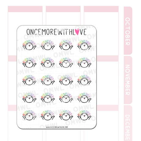 M1041 Best Day Ever Sticker