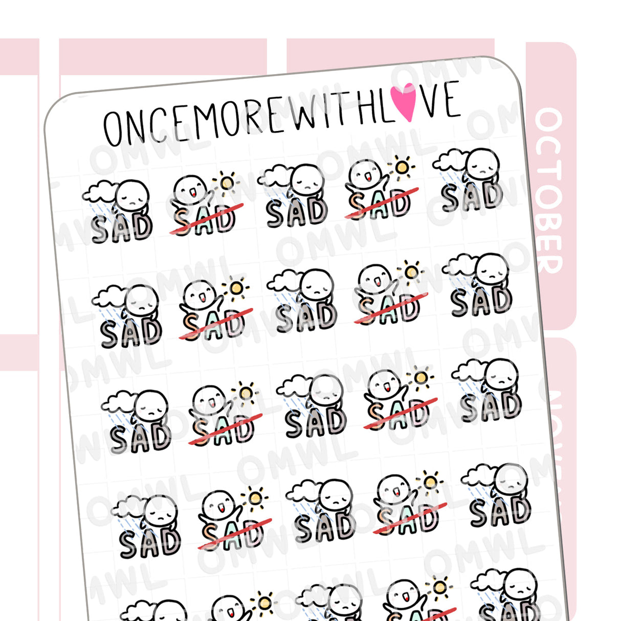 As the seasons change, I know it's hard not to be affected by the weather, length of daylight, lack of vitamin D exposure etc etc, but know that you are not alone! These munchkins are here with you to remind you that feelings of lows are normal and temporary! Take your time to take care of yourself. The sun will always be out tomorrow!