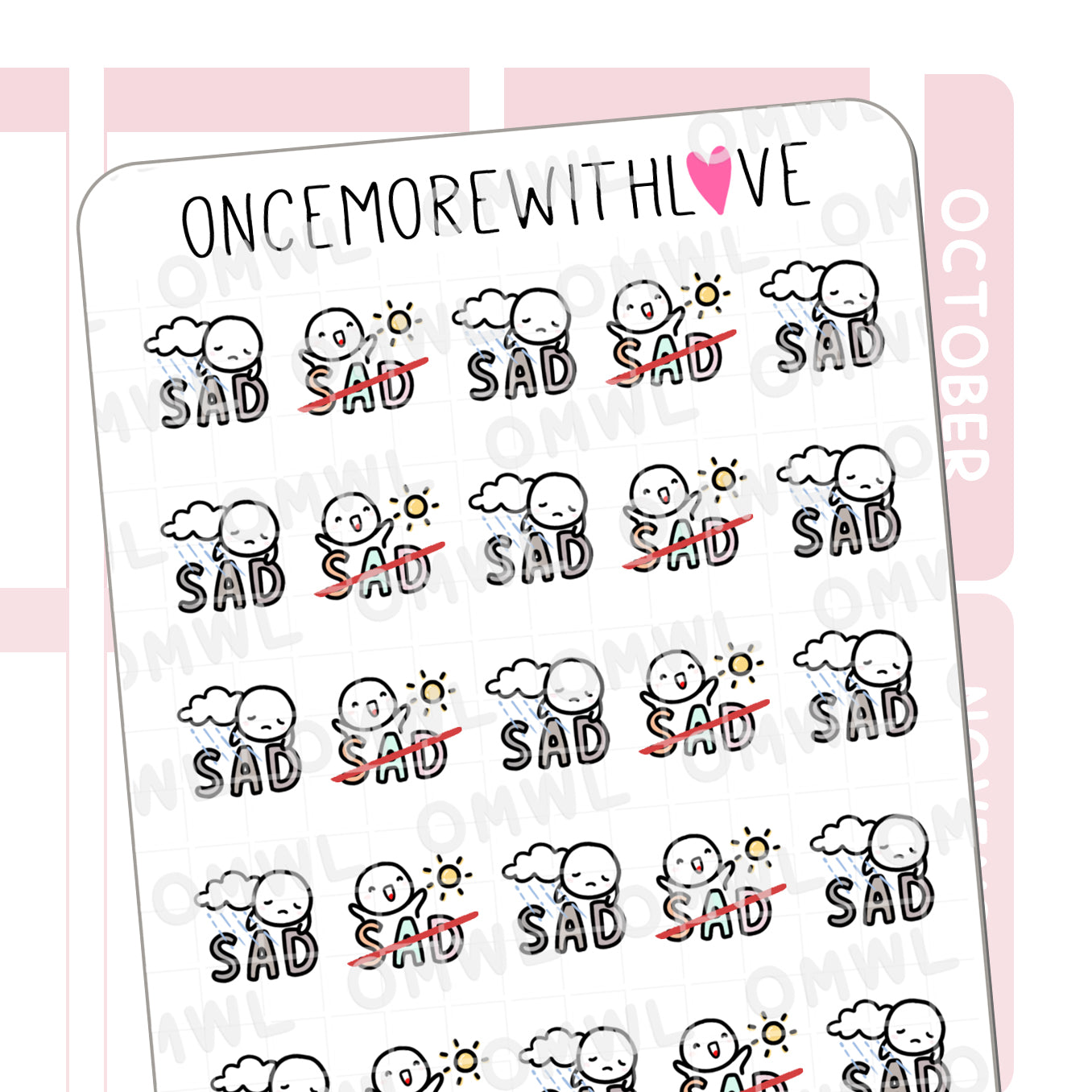 As the seasons change, I know it's hard not to be affected by the weather, length of daylight, lack of vitamin D exposure etc etc, but know that you are not alone! These munchkins are here with you to remind you that feelings of lows are normal and temporary! Take your time to take care of yourself. The sun will always be out tomorrow!