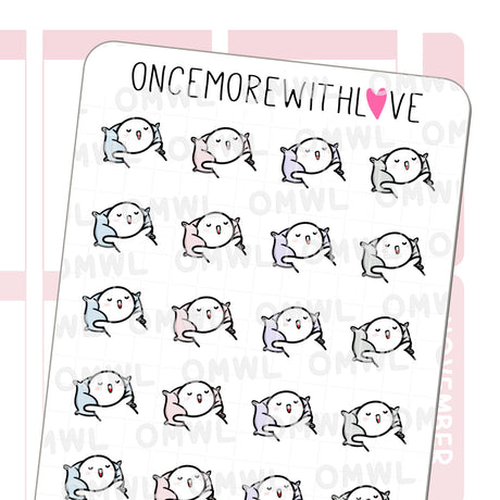 Once More With Love M1049 Pillow Time Sticker