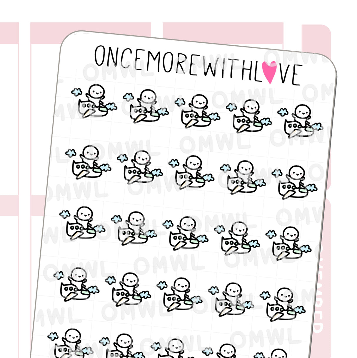 M1059 Airplane Sticker