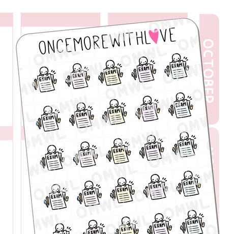 Once More With Love M1110 Exam Sticker