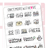 Once More With Love M1115 University / College Mixed Sticker