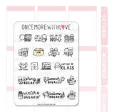 Once More With Love M1115 University / College Mixed Sticker 