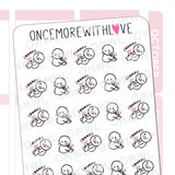 Once More With Love M1143 Leg Cramp Sticker