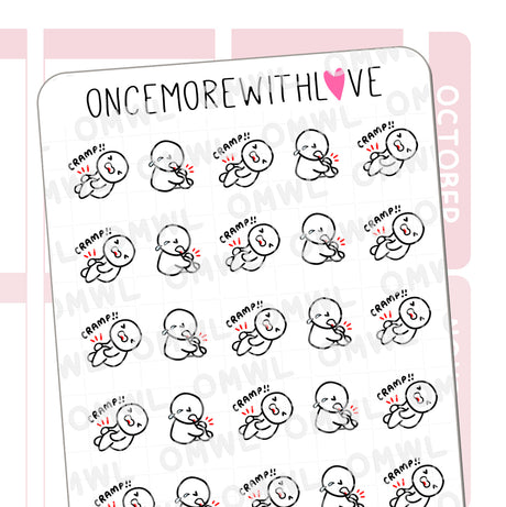 Once More With Love M1143 Leg Cramp Sticker