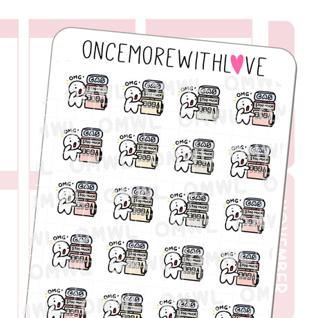 M1293 Gas Prices Sticker