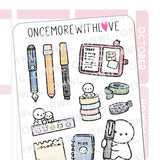 Once More With Love M1344 PlanningLargeDecoSticker