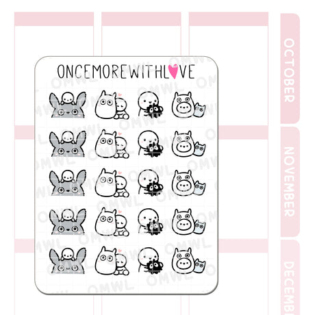 Once More With Love M1345 Soots Large Deco Sticker Sheet