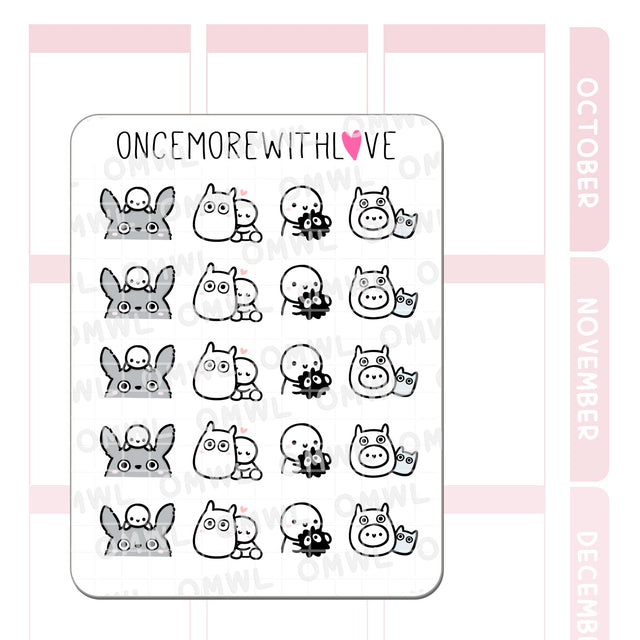 Once More With Love M1345 Soots Large Deco Sticker Sheet