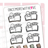 Once More With Love M1361 Currently Reading Sticker