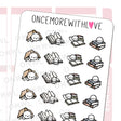Once More With Love M1362 Book Lover Sticker