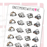 Once More With Love M1362 Book Lover Sticker
