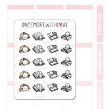 Once More With Love M1362 Book Lover Sticker